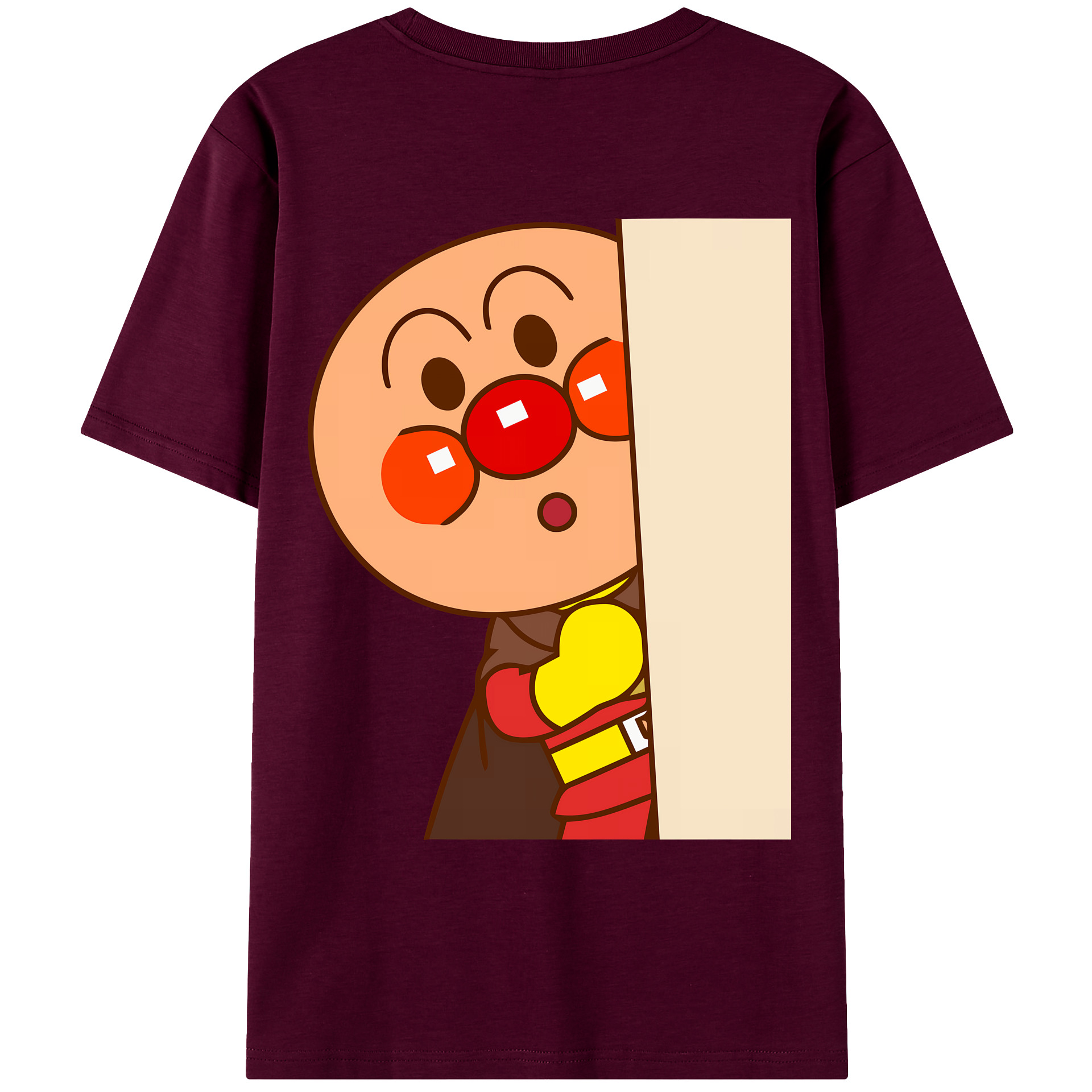 （画像用） アンパンマン Anpanman レディース半袖Tシャツ(バックプリント)